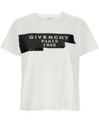 Givenchy - T-shirt Met ' Tape' - Lyst