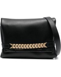 Victoria Beckham - Chain Leather Clutch - Lyst