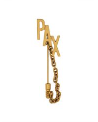 Moschino - Brooch With Chain Pax - Lyst