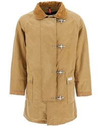 Fay - Gededed Canvas Jas Jas - Lyst