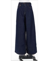 Zimmermann - Wide-Leg Denim Trousers - Lyst