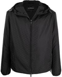 Emporio Armani - Veste Zippée À Capuche - Lyst