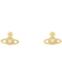 Vivienne Westwood - Nano Solitaire Mini Stud Earrings - Lyst