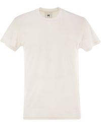 PT Torino - Silk And Cotton T Shirt - Lyst