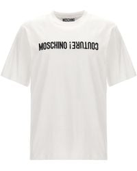 Moschino - Upside Down Logo T-Shirt - Lyst