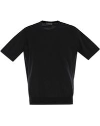John Smedley - Kempton Cotton Crew Neck Sweater - Lyst