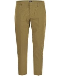 Dondup - Alfredo Slim Fit Cotton Trousers - Lyst