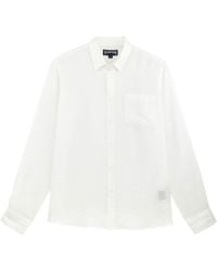 Vilebrequin - Long-Sleeved Linen Shirt With A Pocket - Lyst