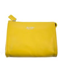 LA ROSE - Minimal Leather Make Up Bag - Lyst