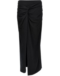 ROTATE BIRGER CHRISTENSEN - Gonna nera rotate - elegante e versatile - Lyst
