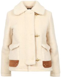 Fay - Coats Creme - Lyst