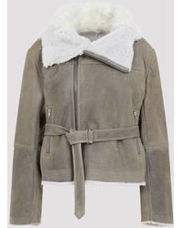 Rick Owens - Cropped Flight Jacket - Lyst
