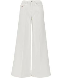 DIESEL - Wide-Leg High-Waist Jeans - Lyst
