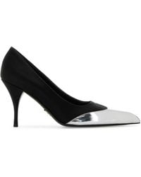Prada - Satin Pumps - Lyst