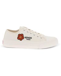 KENZO - Canvas school Sneakers - Lyst