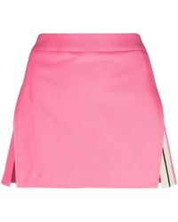 Palm Angels - Cotton Mini Skirt - Lyst