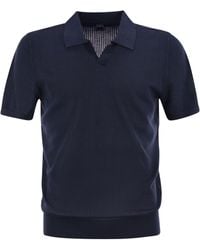 Fedeli - Giza Cotton Short-Sleeved Polo Shirt - Lyst
