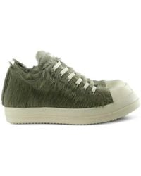 Rick Owens - Calf-Hair Sneakers - Lyst