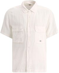 C.P. Company - C.P. Camisa de lino de la empresa - Lyst