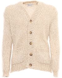 Sette Fili Cashmere - Cardigan Over Con Lavorazione Filato Macro Tweed - Lyst