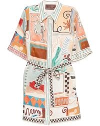 ALÉMAIS - Michelle Mini Dress - Lyst