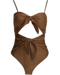 Zimmermann - "Aster" Einteiliger Badeanzug - Lyst