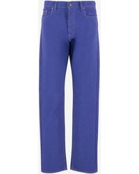 Versace - Vaqueros De Algodón A Gamba Dritta - Lyst