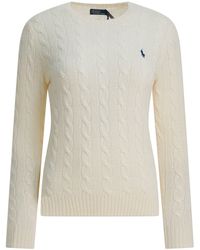Polo Ralph Lauren - Crewneck Sweater With Logo - Lyst