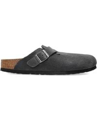 Birkenstock - Boston Charcoal, Suede Leather - Lyst
