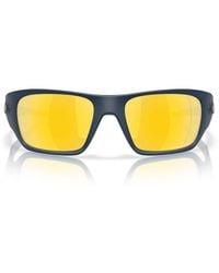 Oakley - Sonnenbrille Oo9486 948609 Masseter Matte Abyss Blue/Prizm 24k Herrens Polarisiert - Lyst