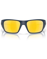 Oakley - Sonnenbrille Oo9486 948609 Masseter Matte Abyss Blue/Prizm 24k Herrens Polarisiert - Lyst