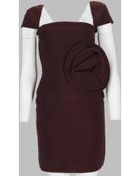 ROTATE BIRGER CHRISTENSEN - Off-Shoulder Mini Dress With Floral Detail - Lyst