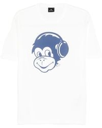 Paul Smith - Monkey Headphone Cotton T-Shirt - Lyst