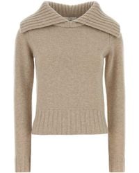 Co. - Ribbed Llared Sweater - Lyst