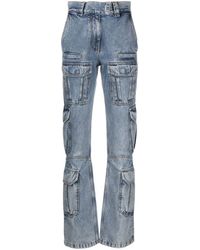 Givenchy - Cargo Denim Cotton Jeans - Lyst