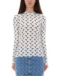 Marine Serre - T-Shirt "Moon" - Lyst