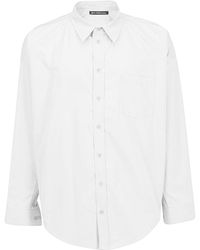 Balenciaga - Oversized Katoenen Overhemd - Lyst