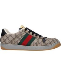 Gucci - Screener Canvas Sneakers - Lyst