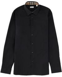 Burberry - Cotton Shirt - Lyst
