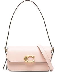 COACH - Zoe Leren Schoudertas Met Gespdetail - Lyst