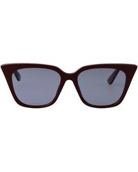 McQueen - Light Acetate Sunglasses - Lyst