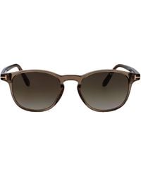 Tom Ford - Round Sunglasses Ft1302 45 B - Lyst