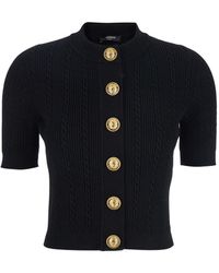 Balmain - Cardigan de chariot d'équipage - Lyst
