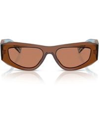 Prada - Zonnebril Prb19 S 25 F90 Q Chocolade/bruin Heren - Lyst