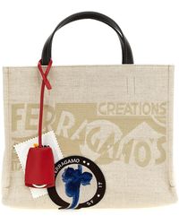 Ferragamo - 'Tote Bag S' Handbag - Lyst
