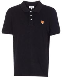 Maison Kitsuné - Fox Head Regular Fit Polo - Lyst