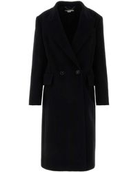 Stella McCartney - Black Wol Coat - Lyst