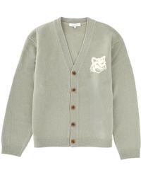 Maison Kitsuné - "Fox Head" Cardigan - Lyst