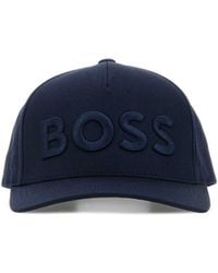 BOSS - Cotton Baseball Cap - Lyst
