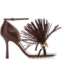 Bottega Veneta - Leather Stretch Sandals - Lyst